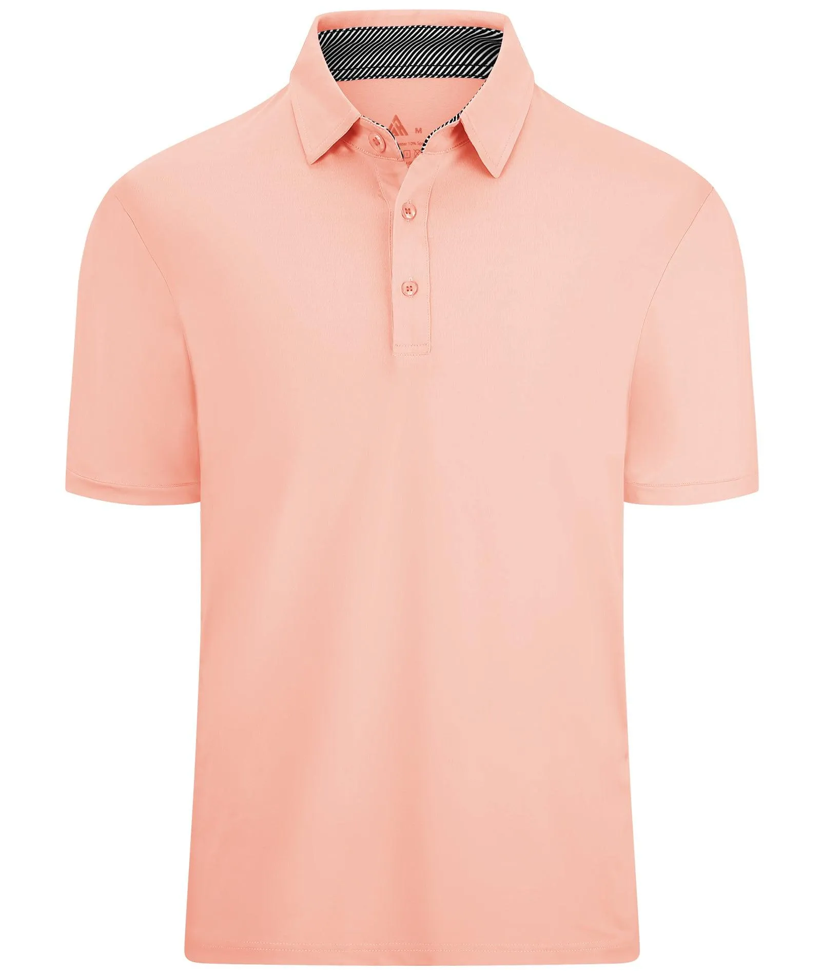 Men's Button Up Regular Fit Polo Shirt-ZPK007209