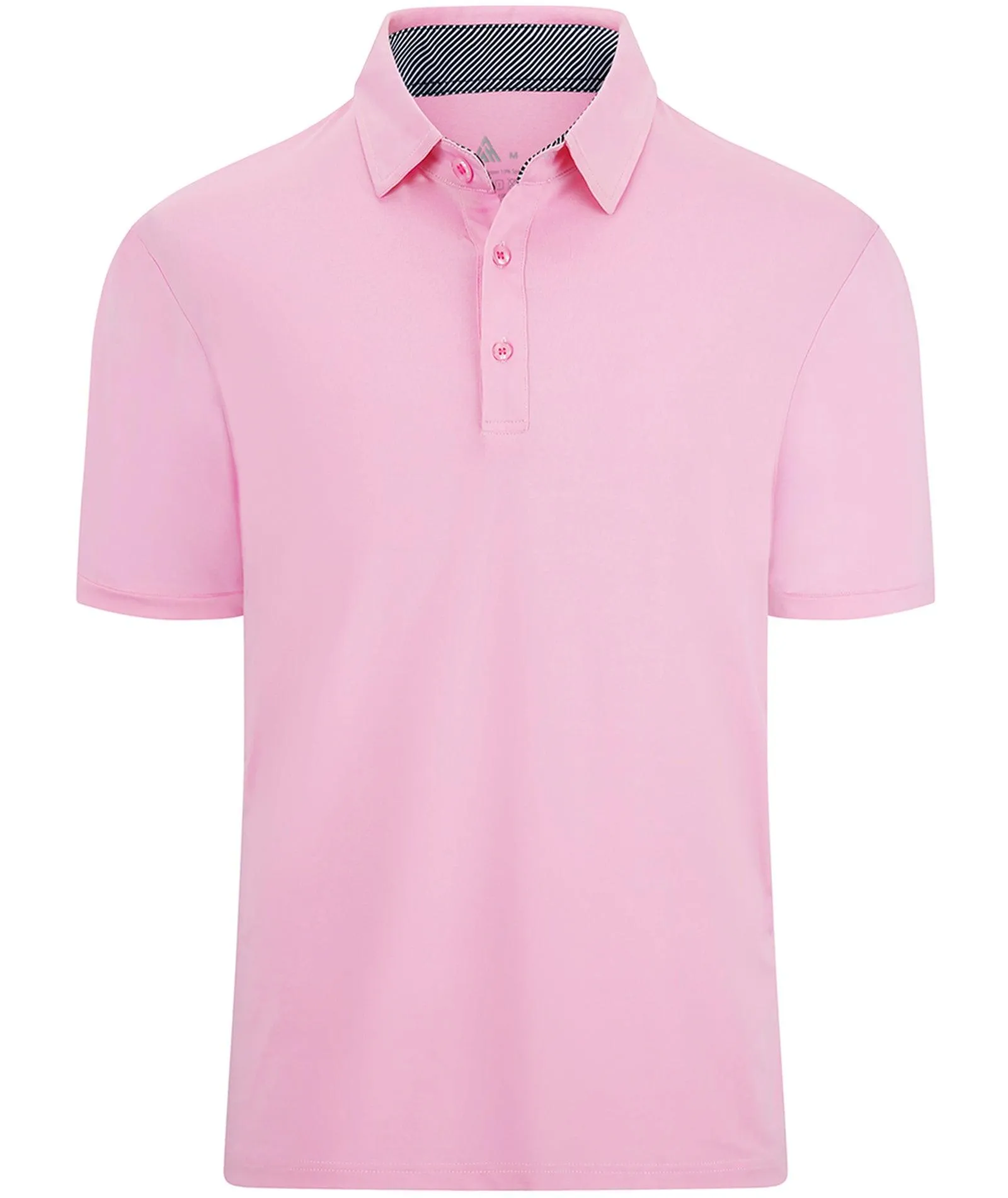 Men's Button Up Regular Fit Polo Shirt-ZPK007209