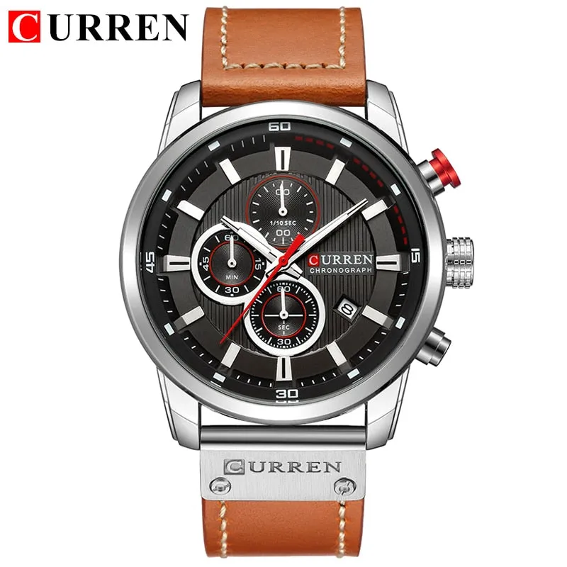 Men's Curren Luxury Chronograph Quartz Watch