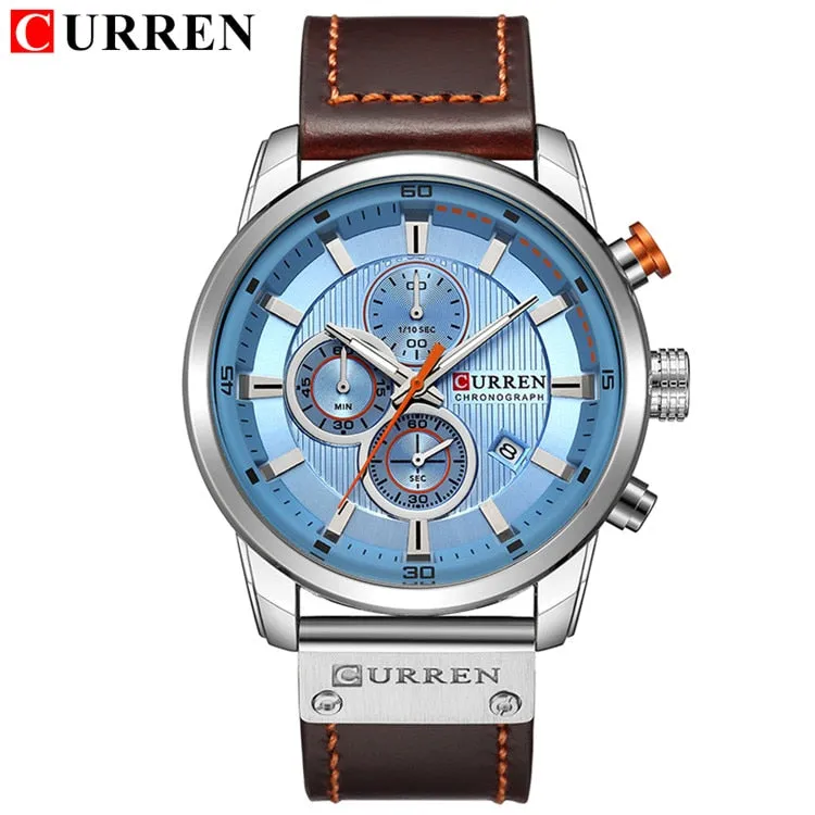 Men's Curren Luxury Chronograph Quartz Watch