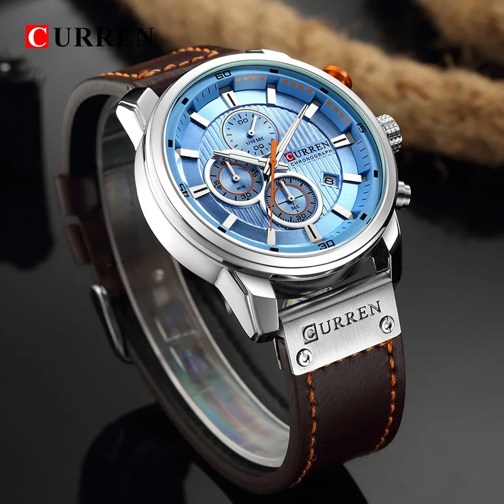 Men's Curren Luxury Chronograph Quartz Watch