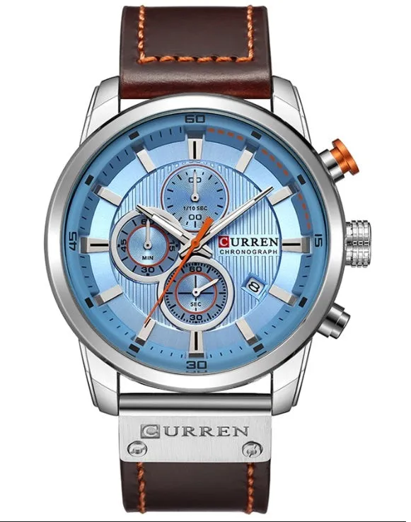 Men's Curren Luxury Chronograph Quartz Watch