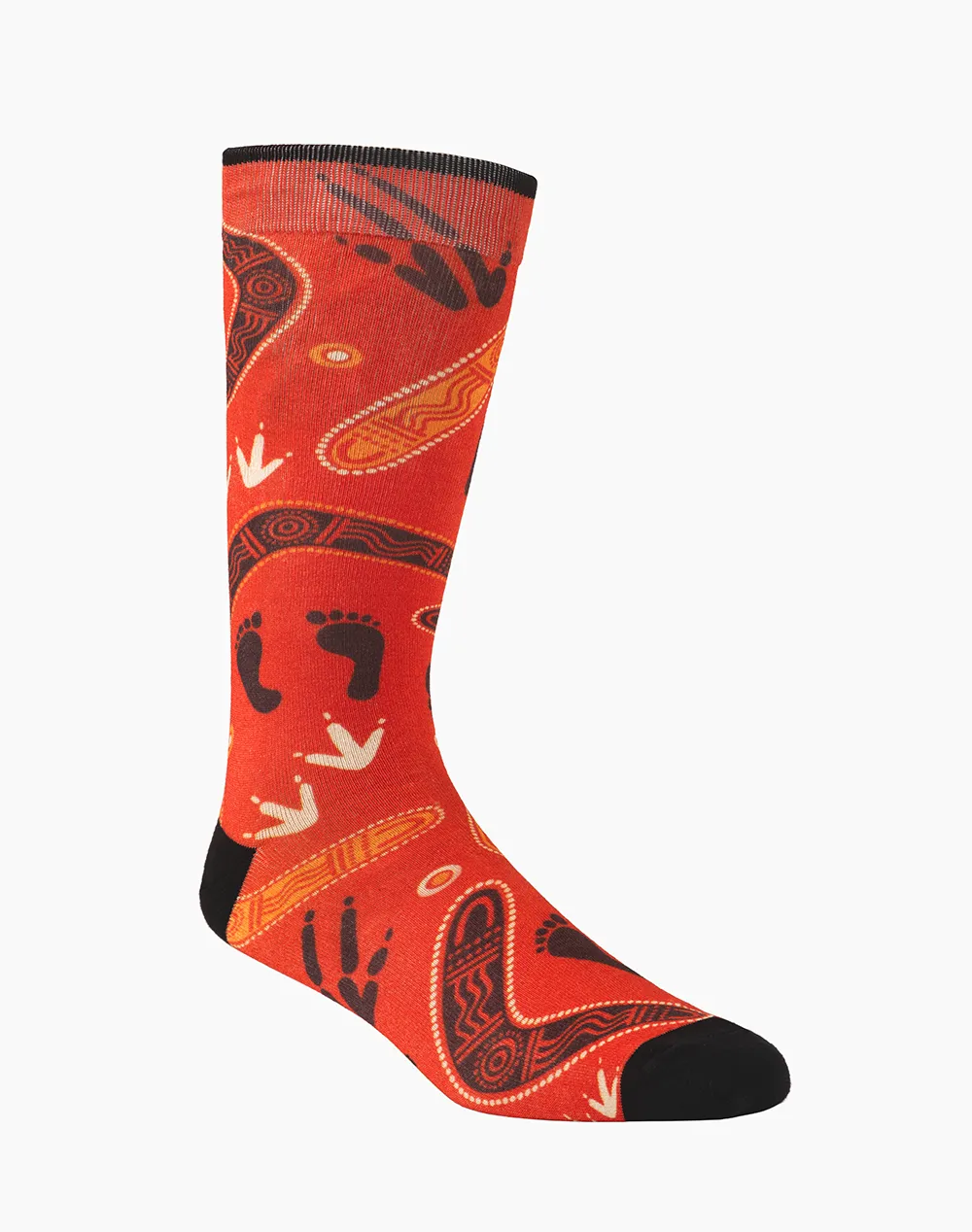 MENS NATIVE AUSTRALIAN HUNTING BAMBOO SOCK