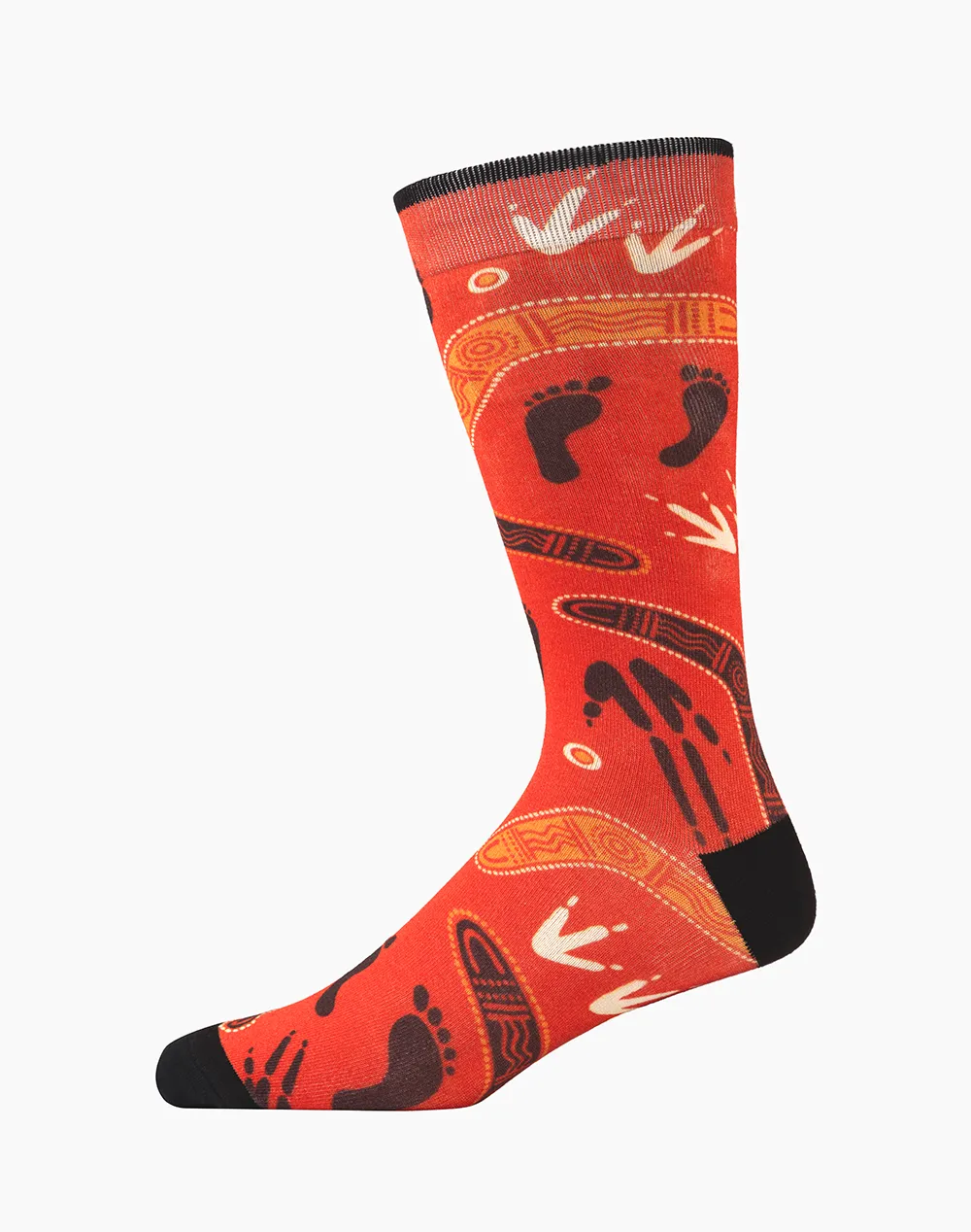 MENS NATIVE AUSTRALIAN HUNTING BAMBOO SOCK