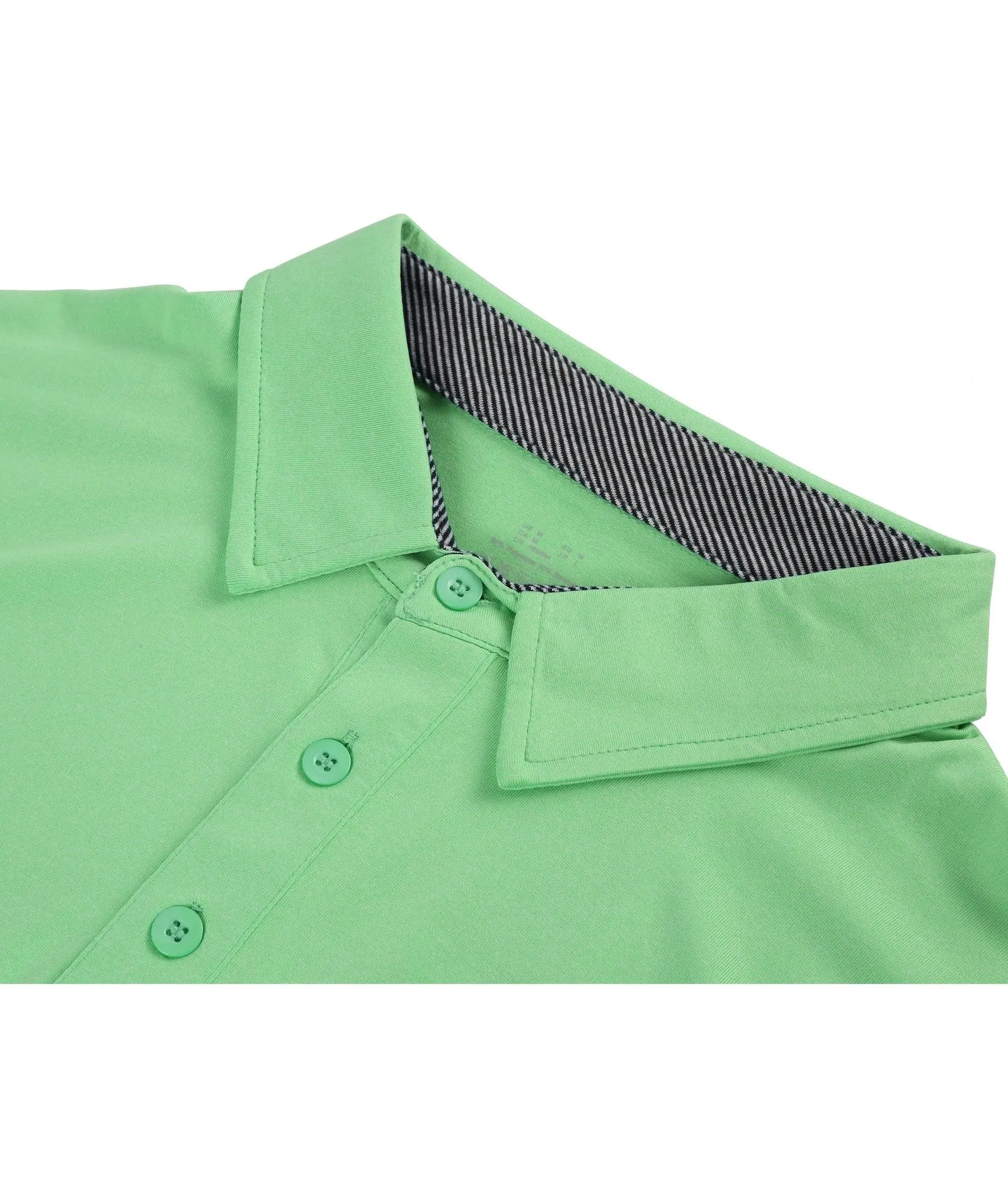 Men's Solid Color Golf Polo Shirt-ZPK007925