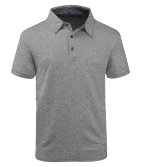 Men's Solid Color Golf Polo Shirt-ZPK007925