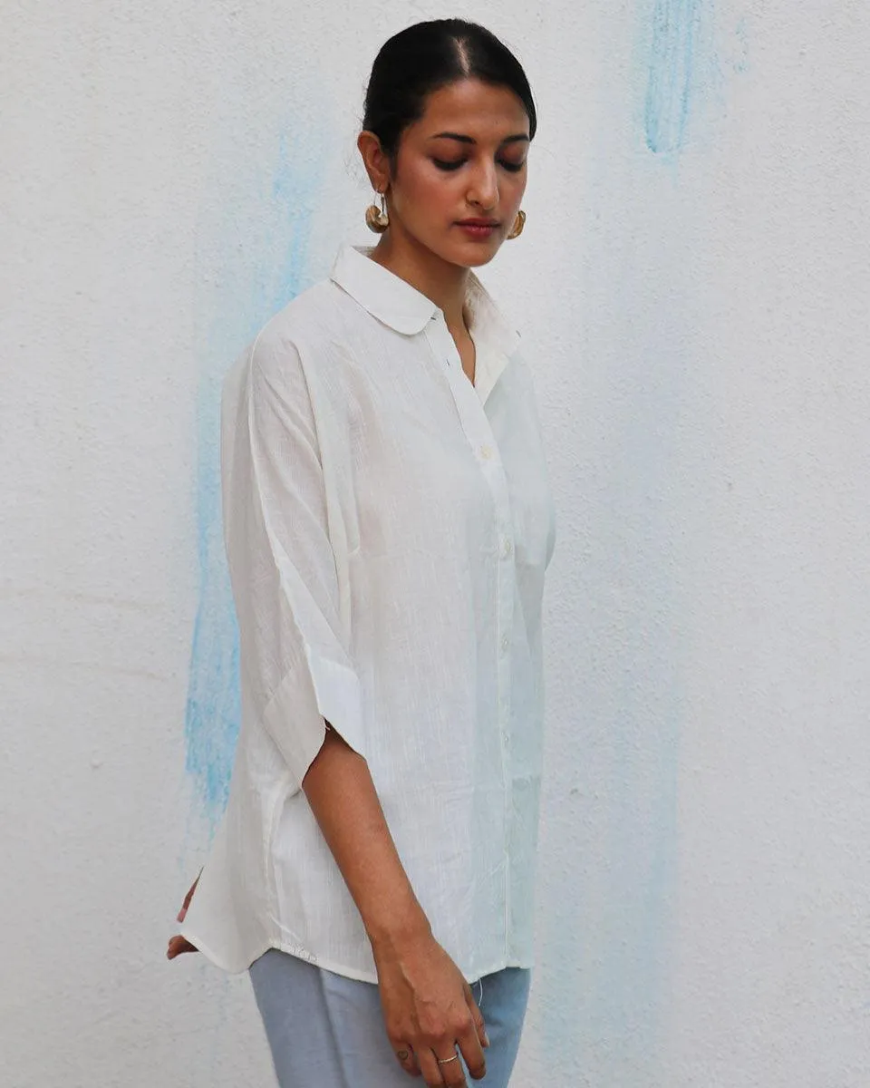 Meryl Handwoven Linen Shirt - Breathe