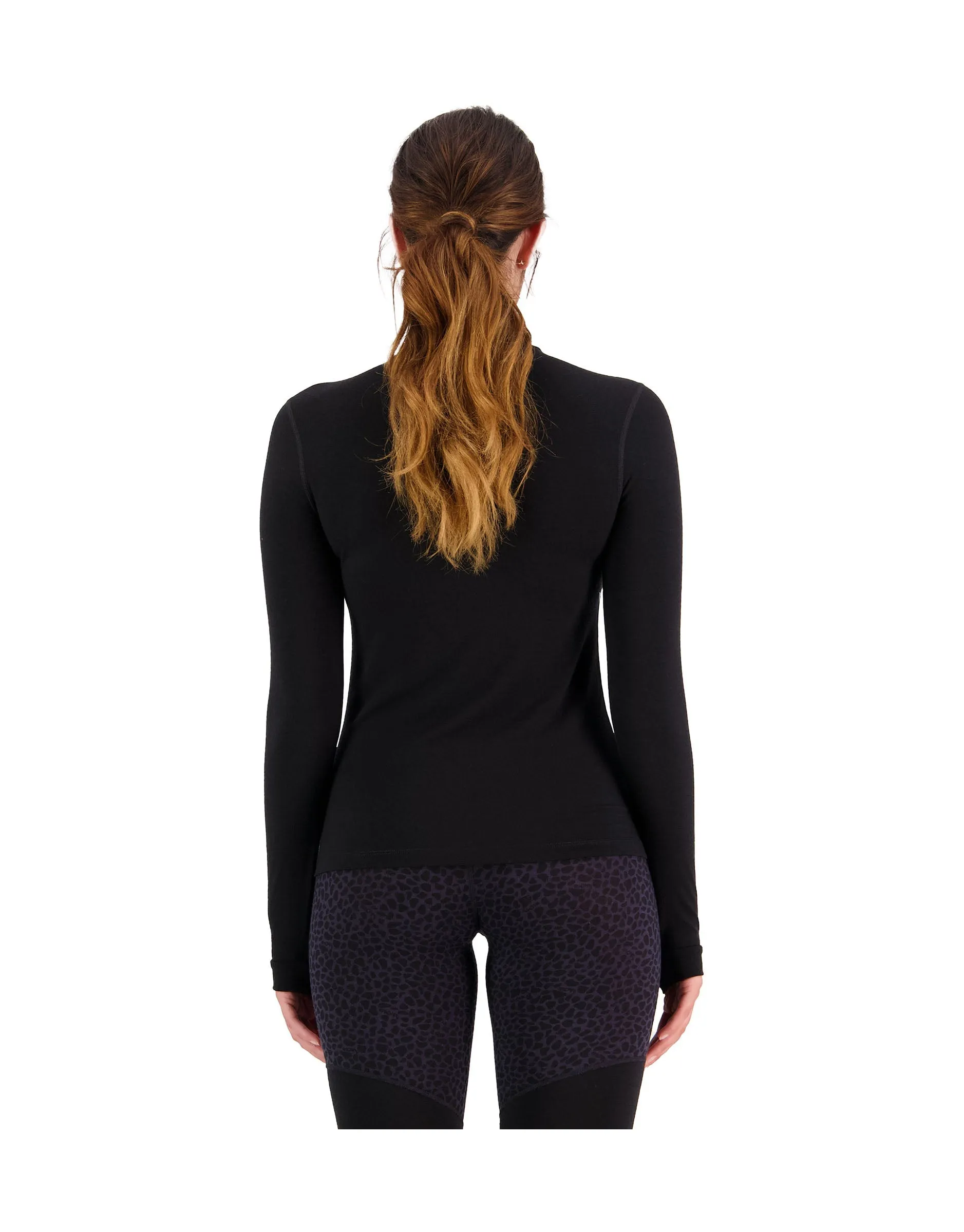 Mons Royale Cascade Mock Neck Womens Thermal Top