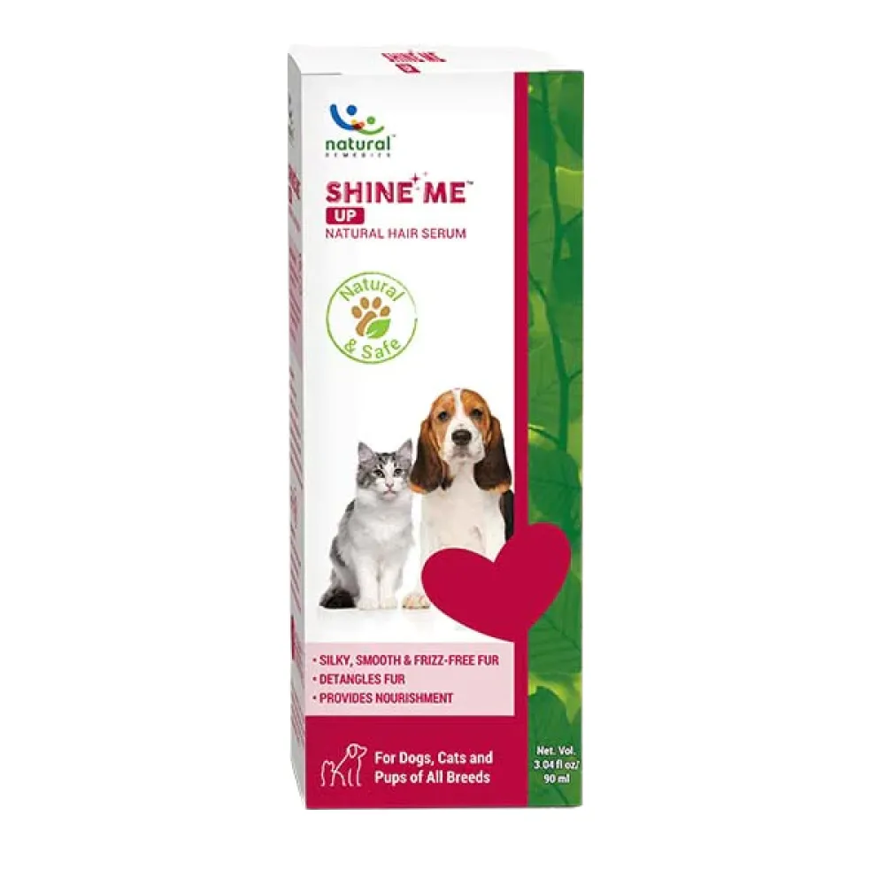 Natural Remedies Shine Me Up Hair Serum for Dogs and Cats