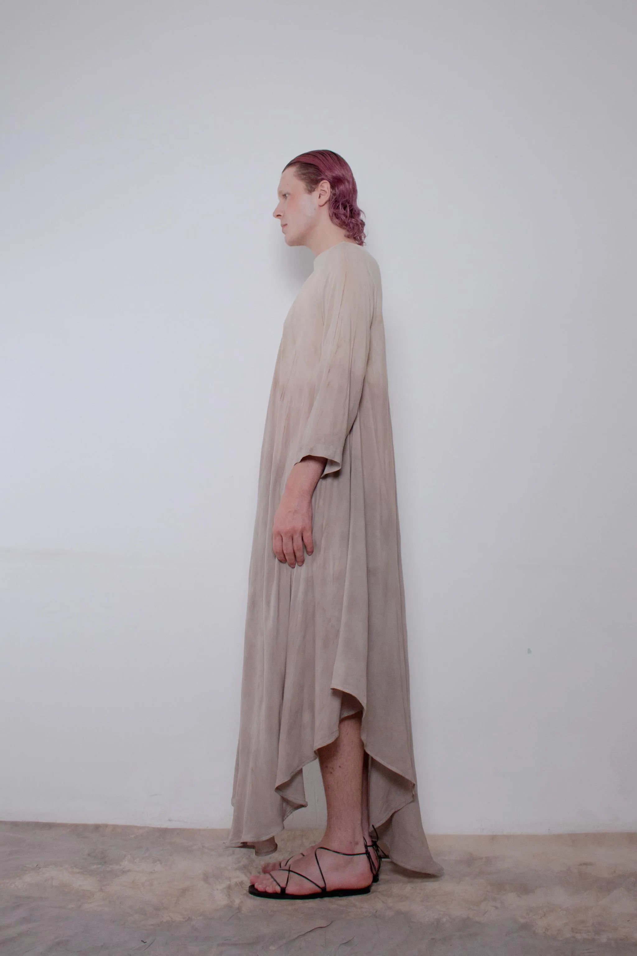 Naturally Dyed Cotton Voile Dress