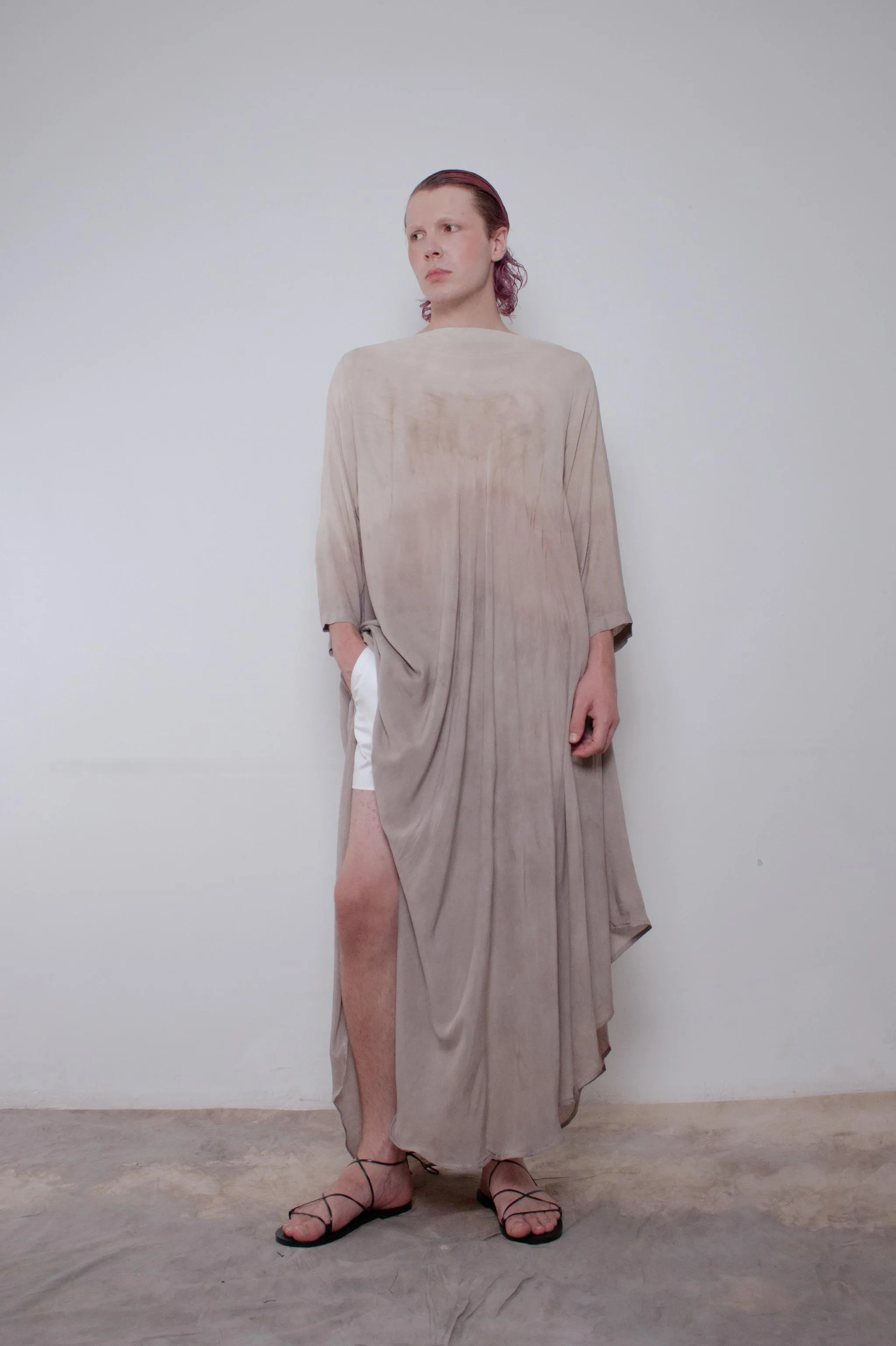 Naturally Dyed Cotton Voile Dress