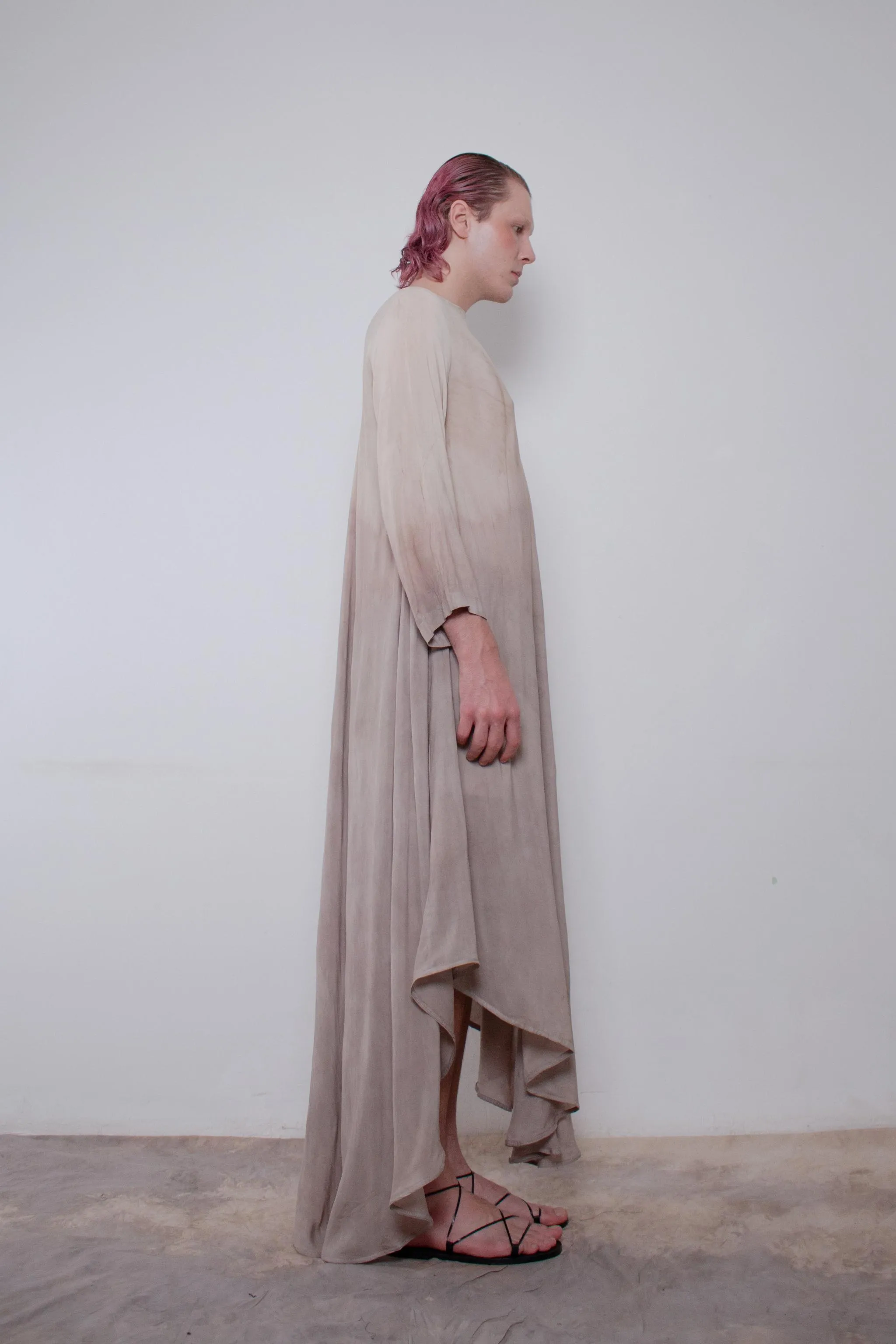 Naturally Dyed Cotton Voile Dress