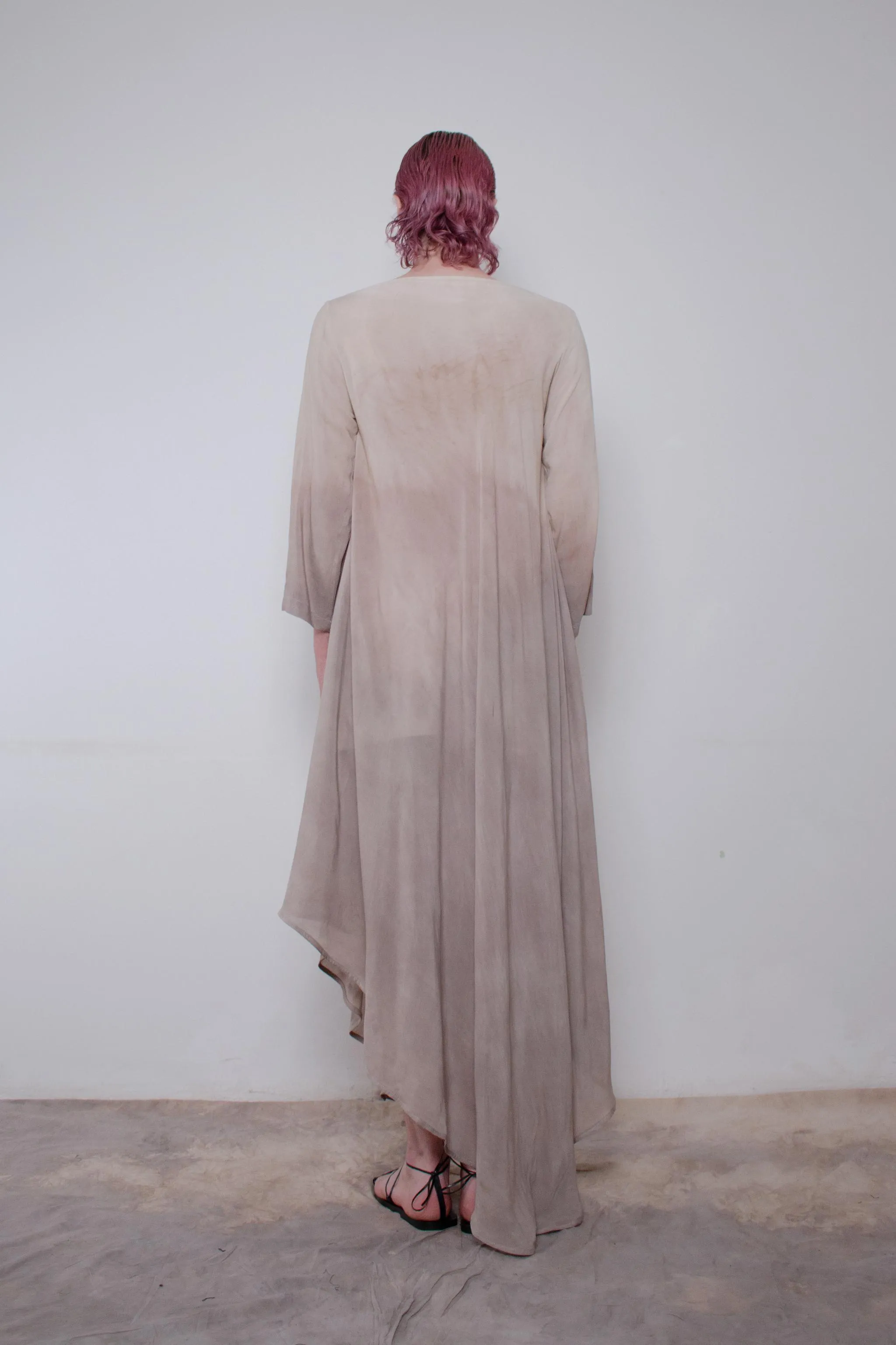 Naturally Dyed Cotton Voile Dress