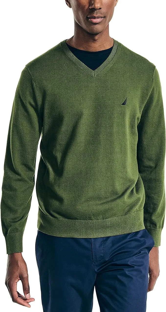 Nautica Men's Navtech V-Neck Sweater