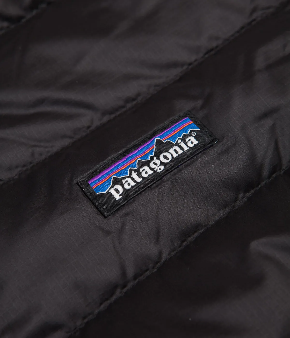 Patagonia Down Sweater Hooded Pullover Jacket - Black