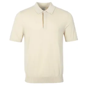 Paul Smith Sweater SS Polo Knitwear in Off White