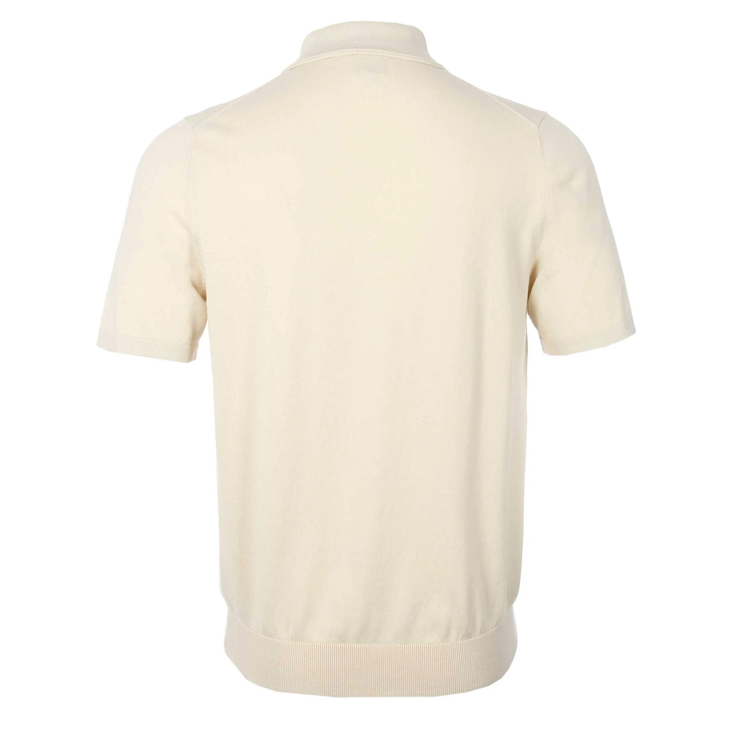 Paul Smith Sweater SS Polo Knitwear in Off White