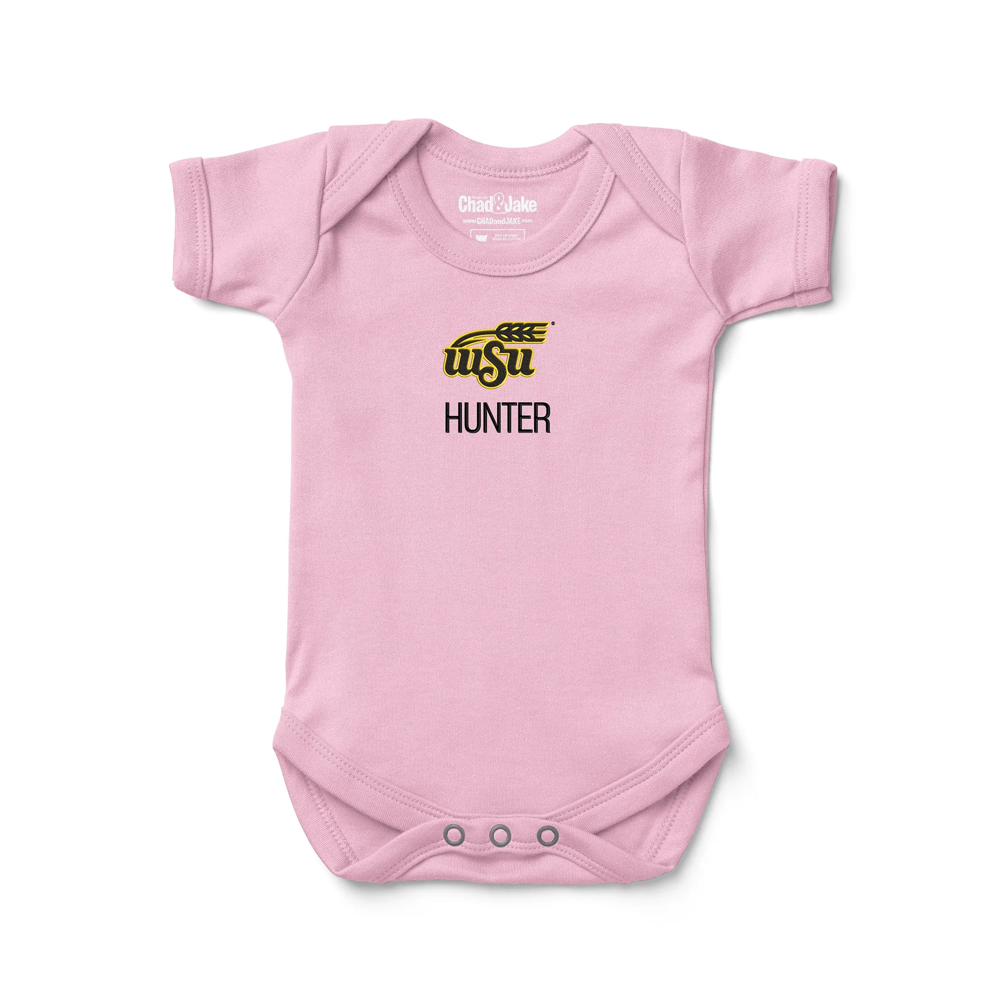 Personalized Wichita State Shockers Wheat Bodysuit