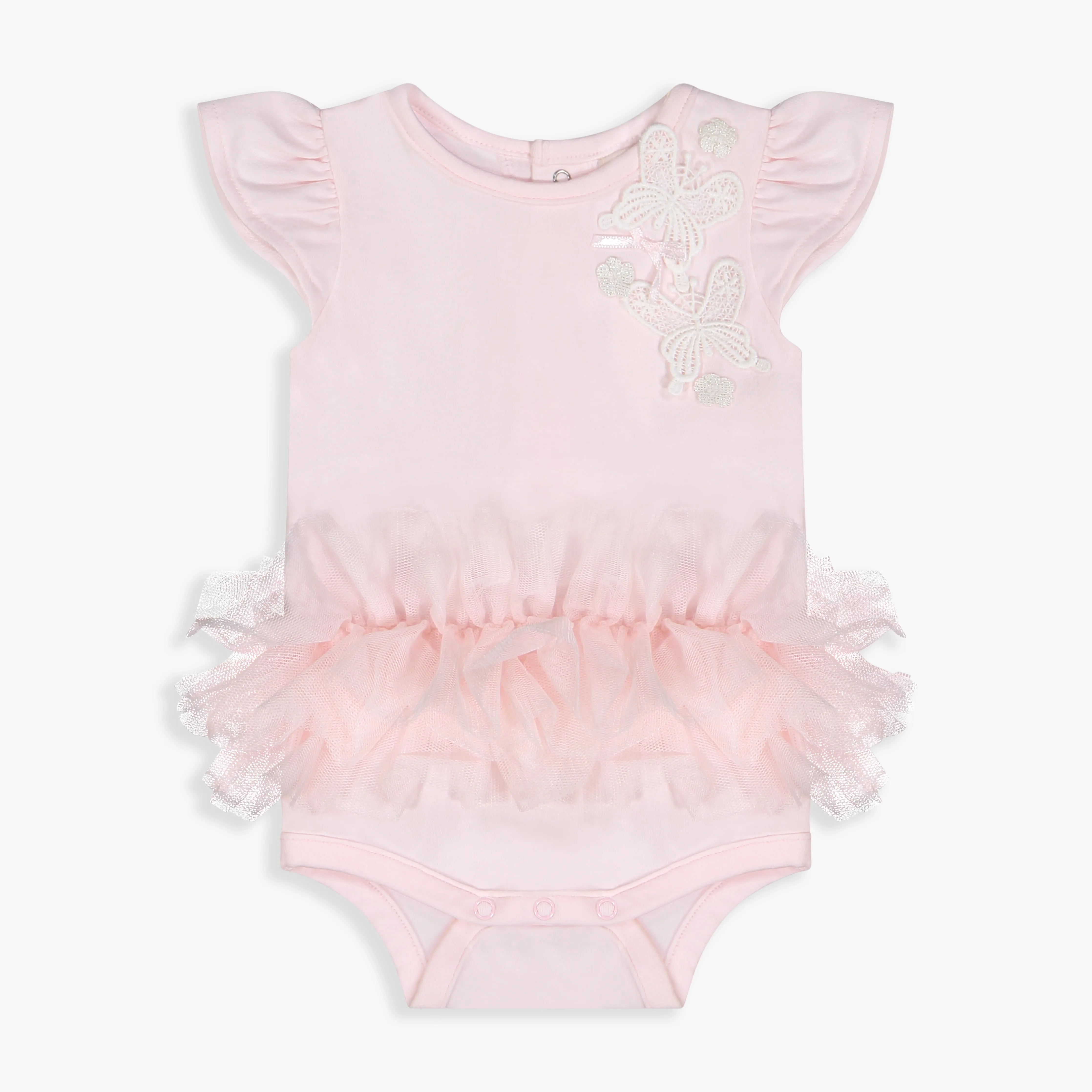 Pink Butterfly Tutu Bodysuit