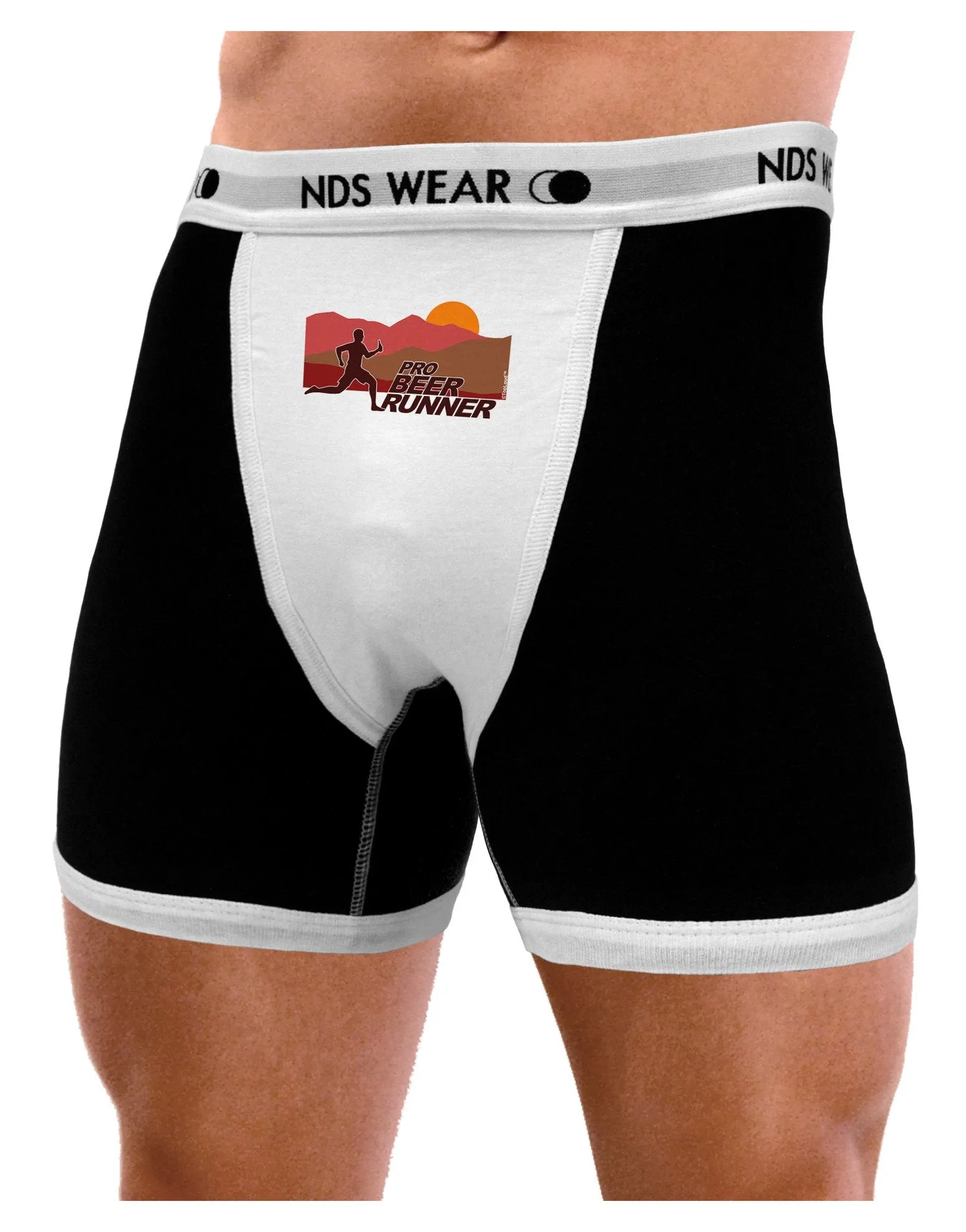 Pro Beer Runner Man Mens Boxer Brief Underwear