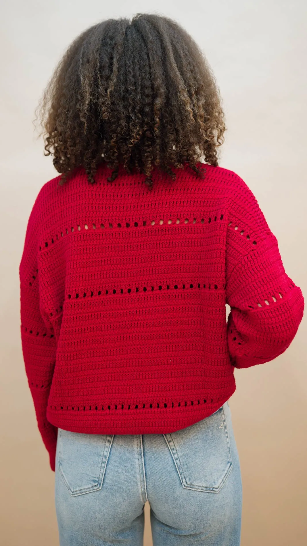 Red Bow Sweater