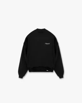 Represent Owners Club Script Sweater - Black