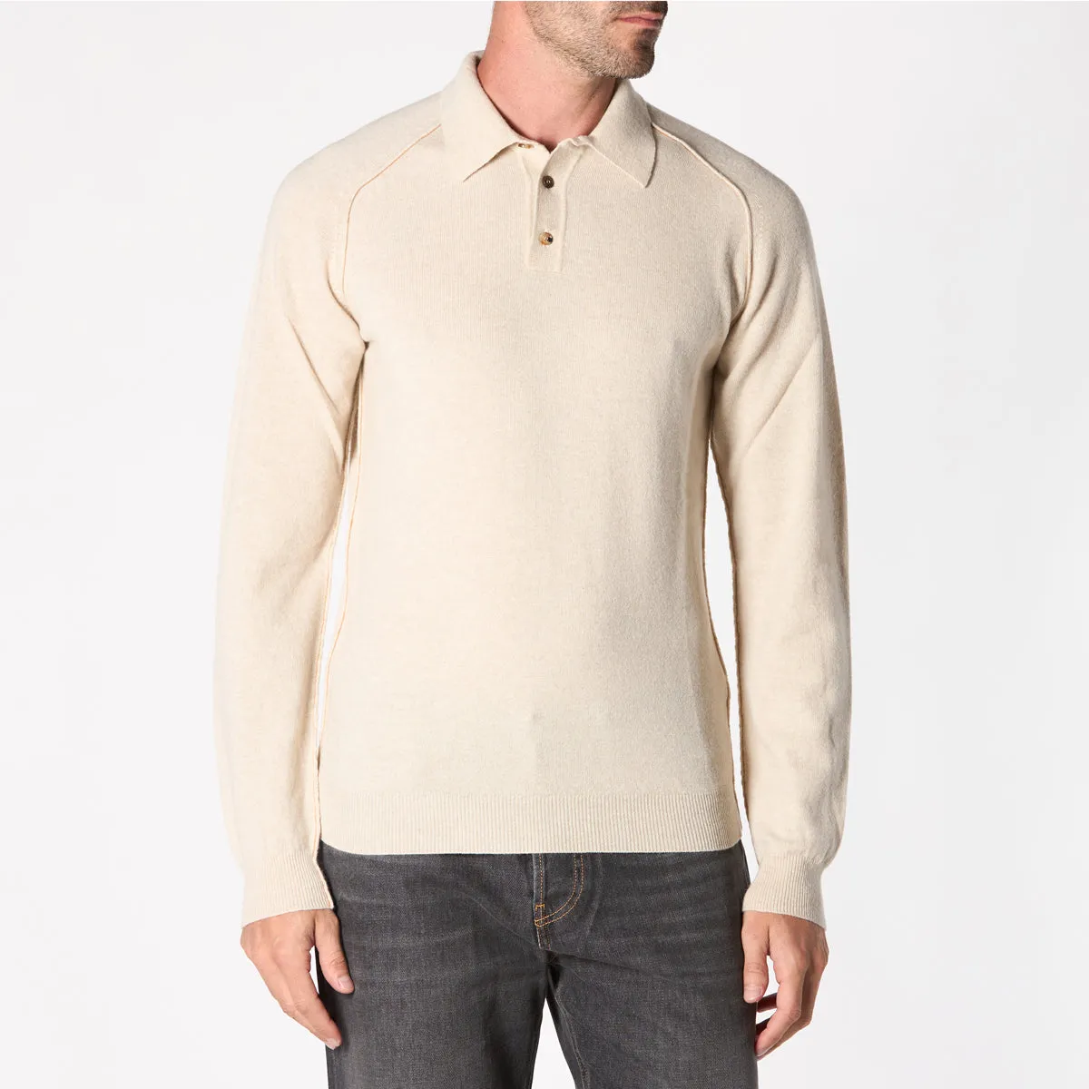 ROBERTO COLLINA POLO RA38004 16 BEIGE