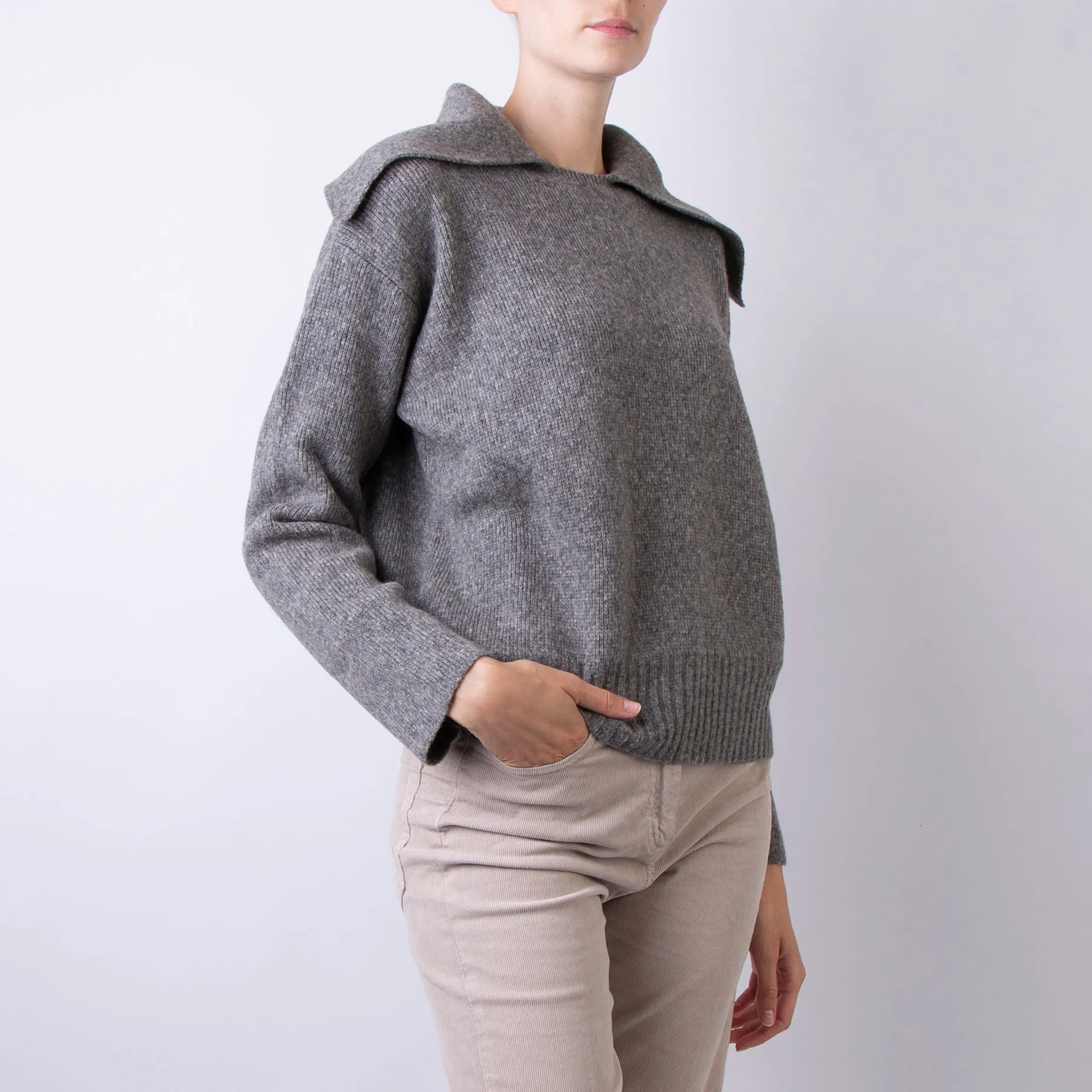 ROBERTO COLLINA SWEATER A36004 18 GREY