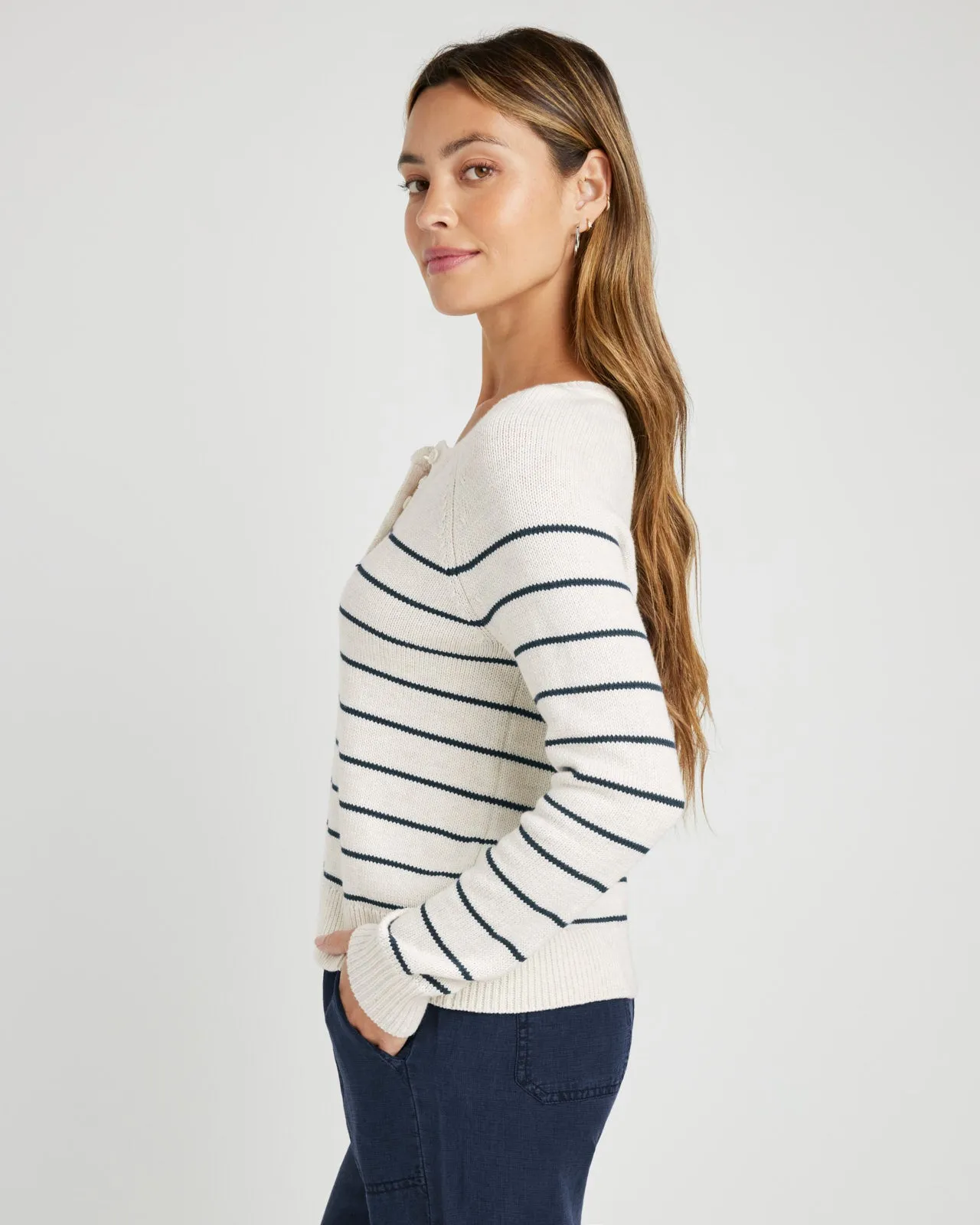 Serafina Stripe Sweater