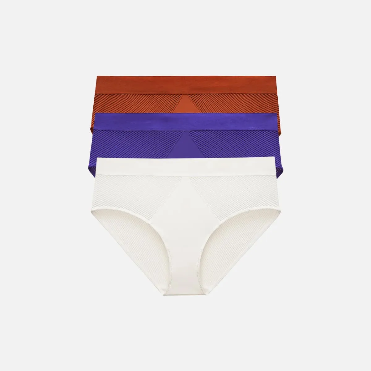 Shadow Stripe Mid-Rise Brief