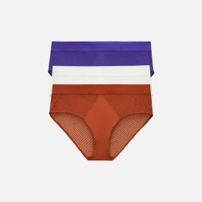 Shadow Stripe Mid-Rise Brief