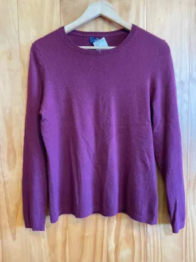 Size Medium Lands End Maroon Women's Sweater & Sweatshirt