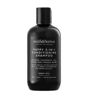 smith&burton Puppy 2-in-1 Conditioning Shampoo (Licorice, Chamomile, Oat, Jojoba, and Manuka Honey)