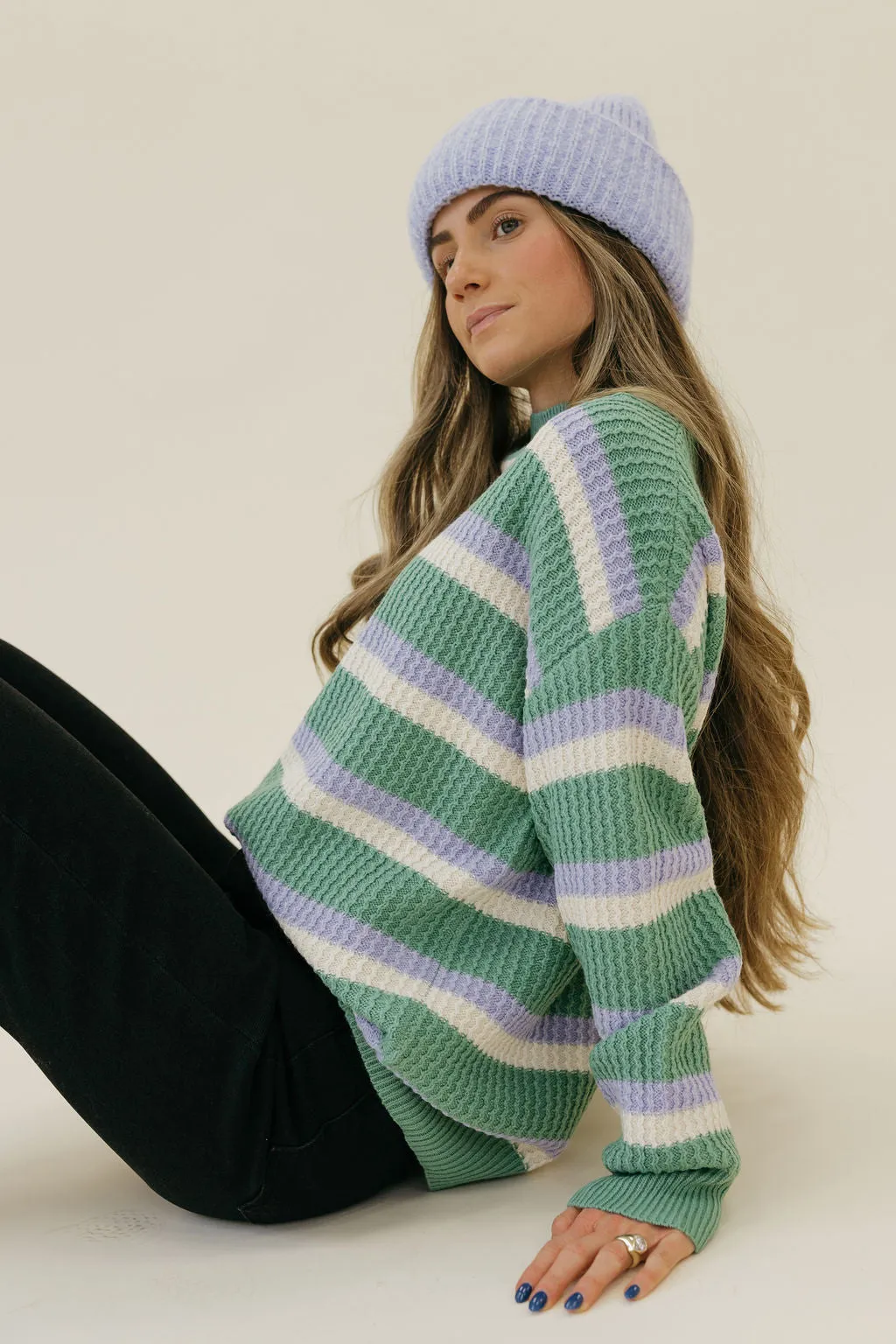 Sophie Sweater-Green Multi