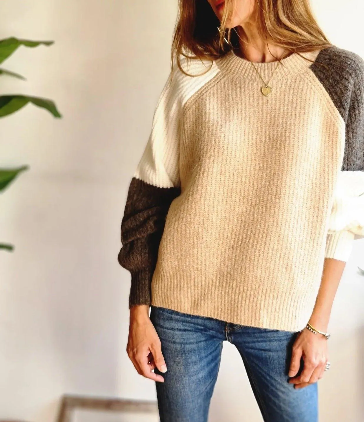 Sweater Ester Camel 30% de Dcto.