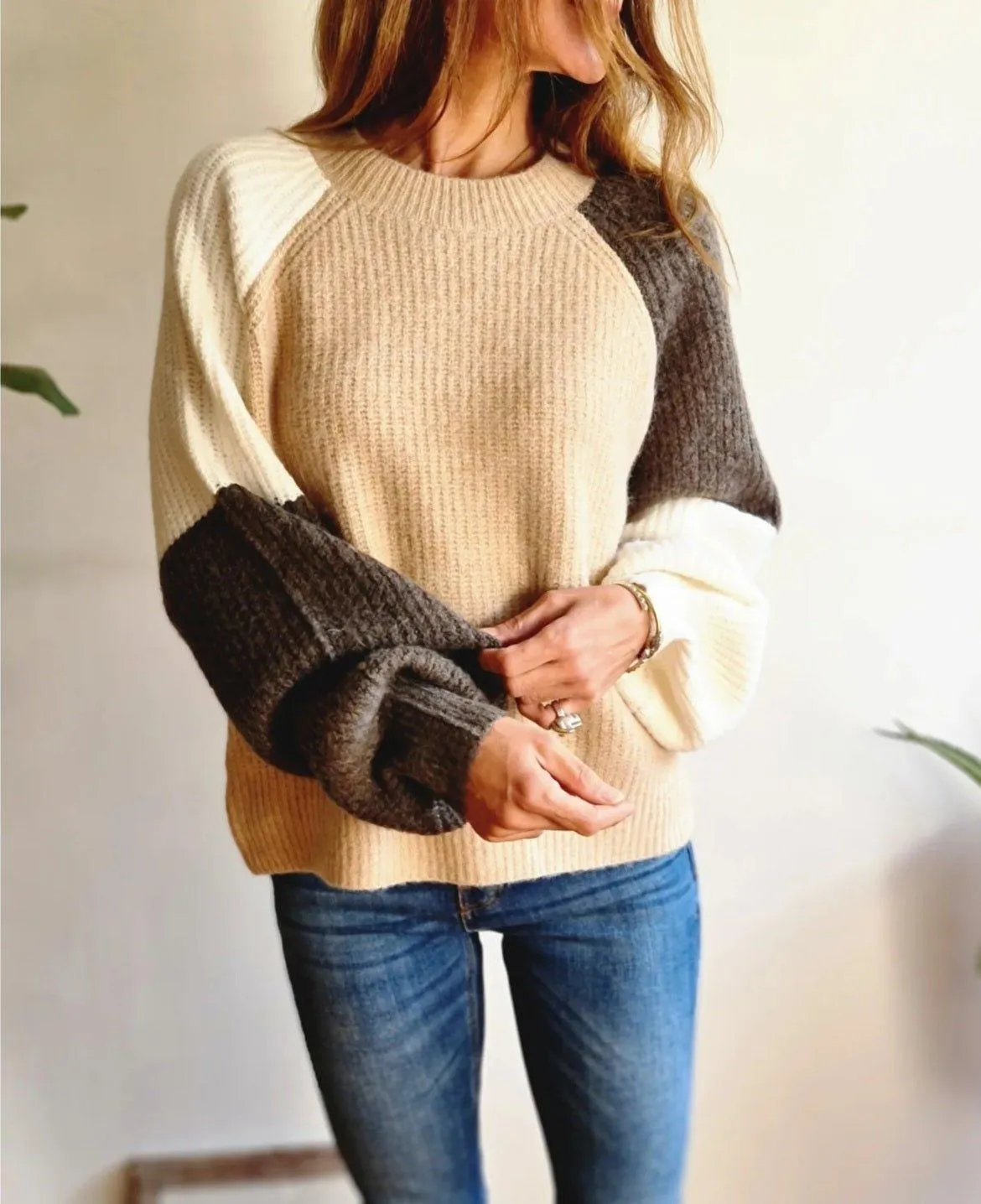 Sweater Ester Camel 30% de Dcto.