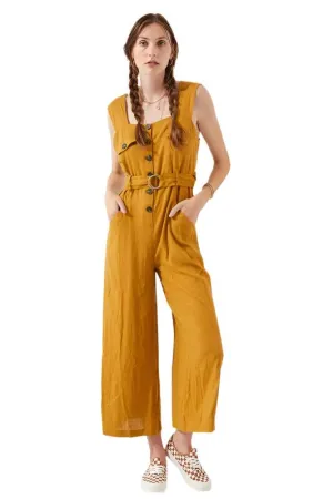 TEEK - SLEEVELESS SQUARE NECK ANKLE JUMPSUIT