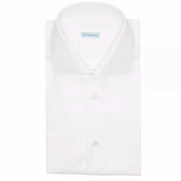 The Dobby Dress Shirt | White