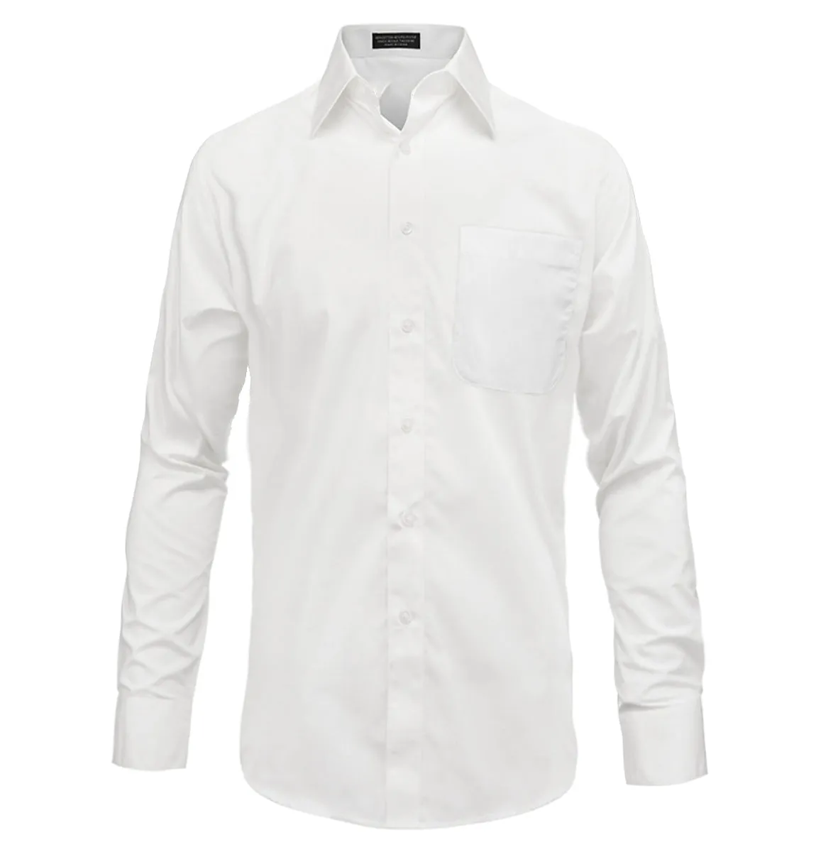 The Essential Solid White Dress Shirt