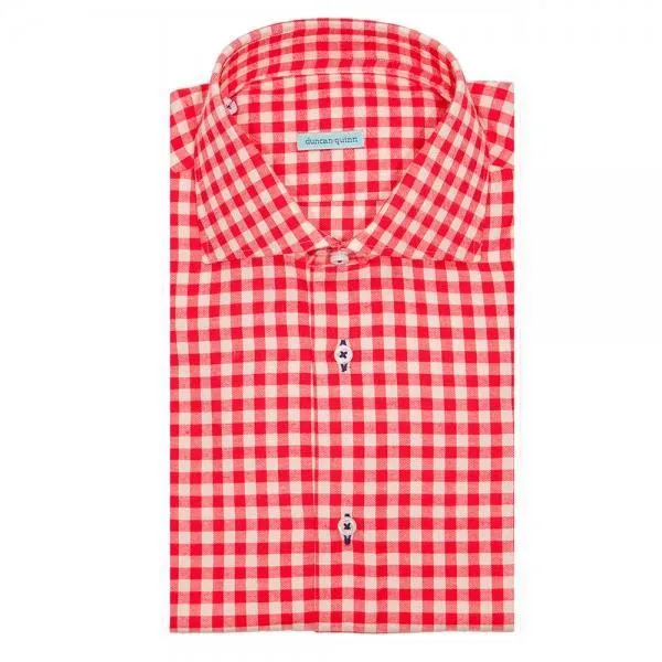 The Gingham Dress Shirt | Red