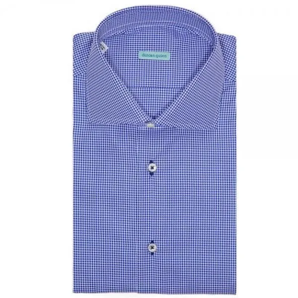 The Houndstooth Dress Shirt | Navy