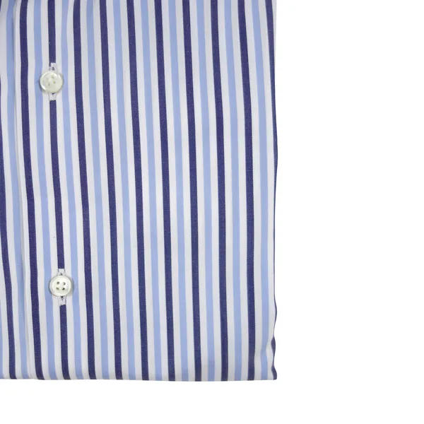 The White Collar Dress Shirt | Blue Stripe