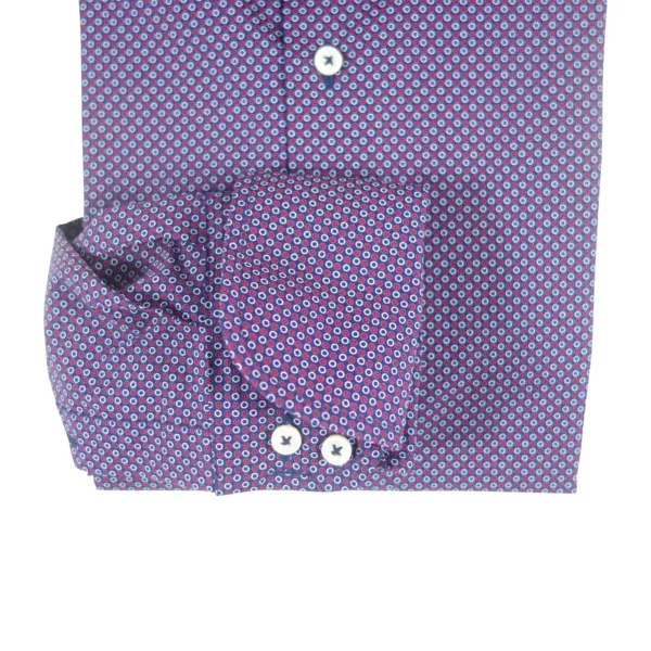 The Wine Dot Dress Shirt