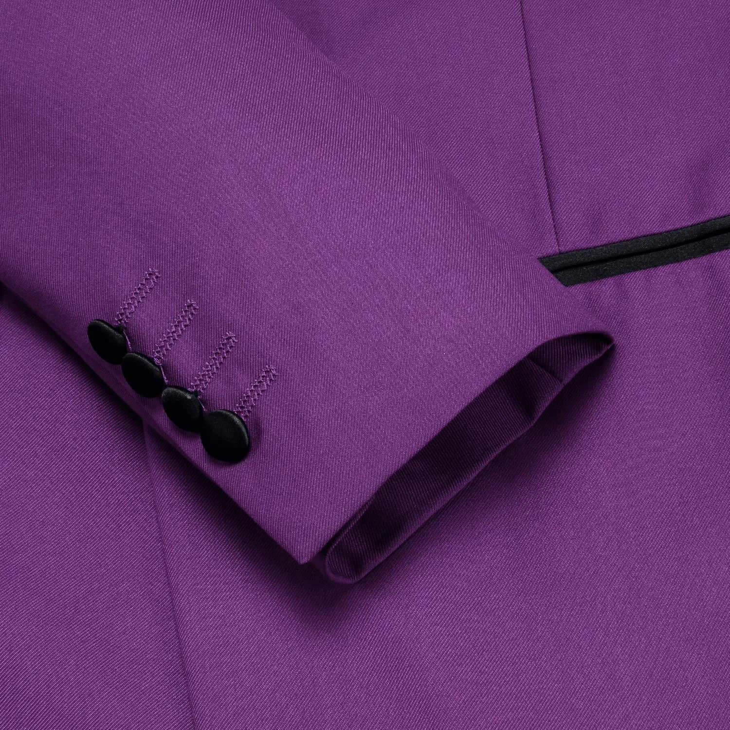 Ties2you Men's Suit Violet Purple Solid Shawl Collar Silk Suit Business