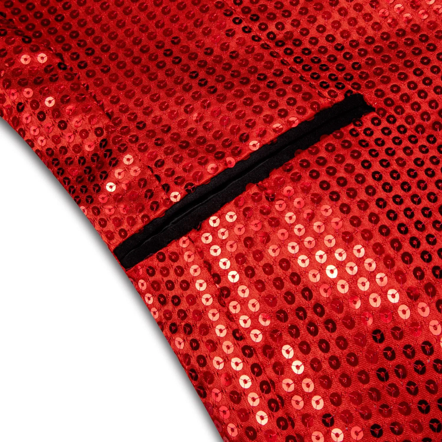 Ties2you Sequin Blazer Pure Red Solid Shawl Collar Glitter Mens Slim Fit Suit