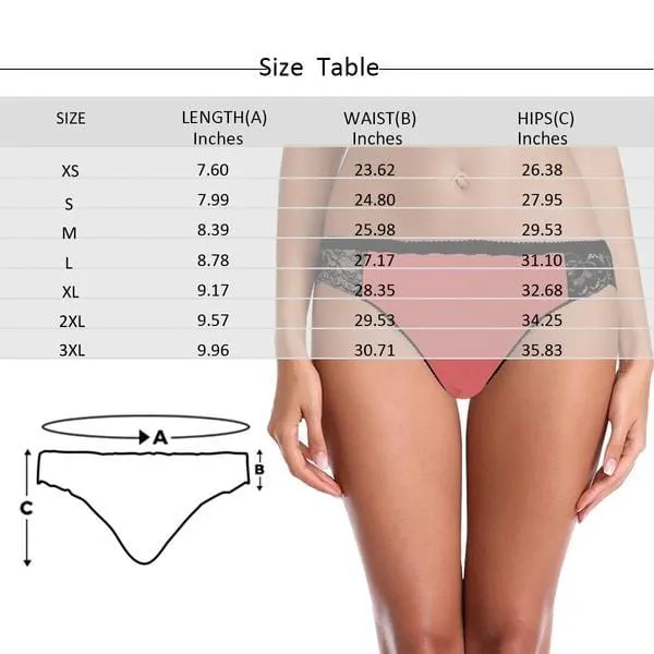 #Tiktok Best Panties Custom Womens Panties Wet Underwear Personalized Face Sexy Panties Women's Lace Panty