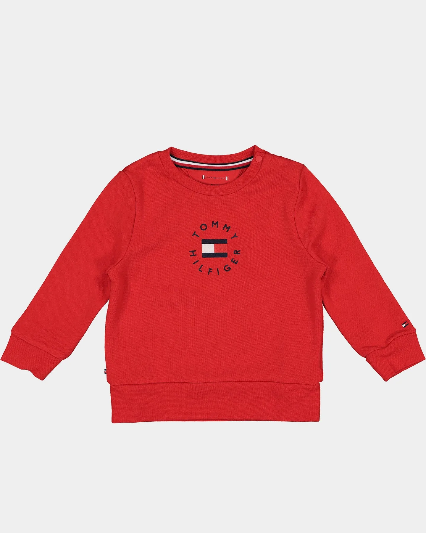 Tommy Hilfiger Infant Heritage Logo Set Deep Crimson