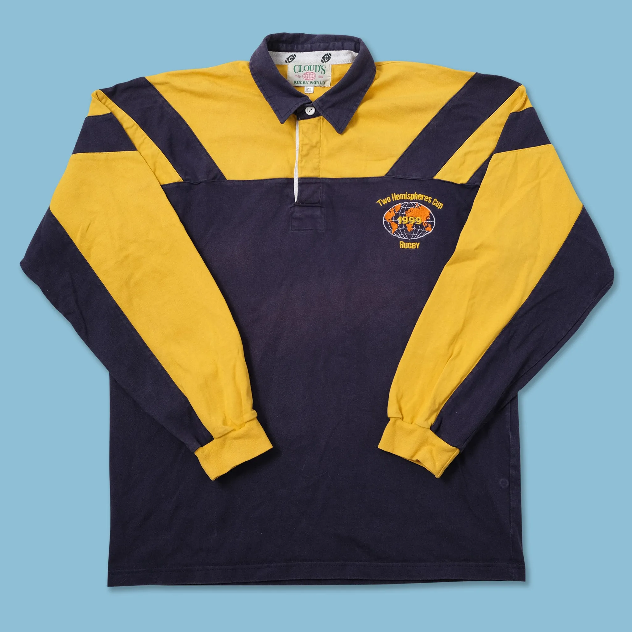 Vintage 1999 Rugby Long Polo XLarge