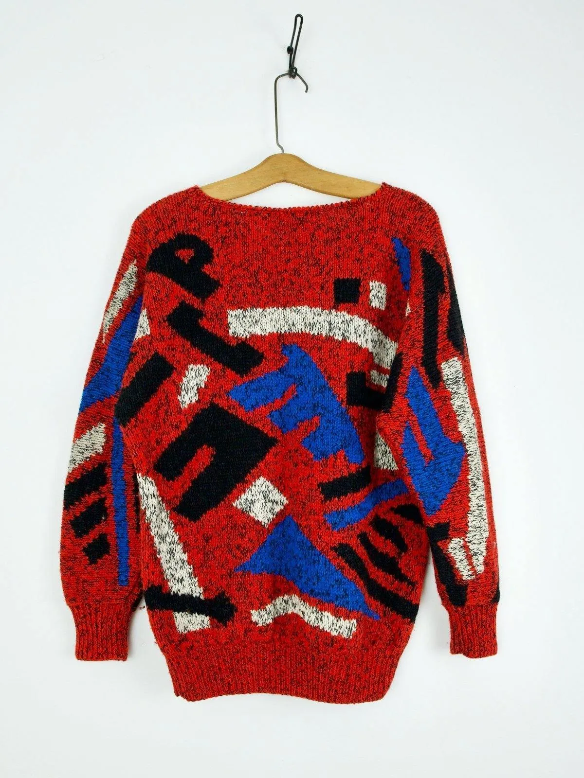 Vintage Abstract Shape Sweater