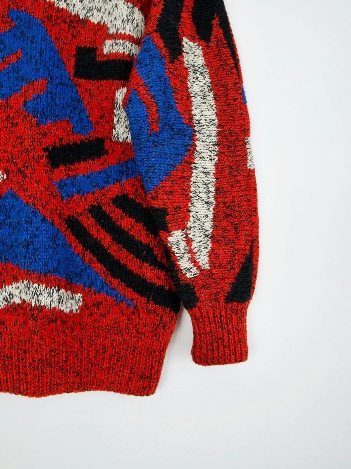 Vintage Abstract Shape Sweater